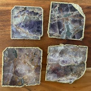 Amethyst Coasters